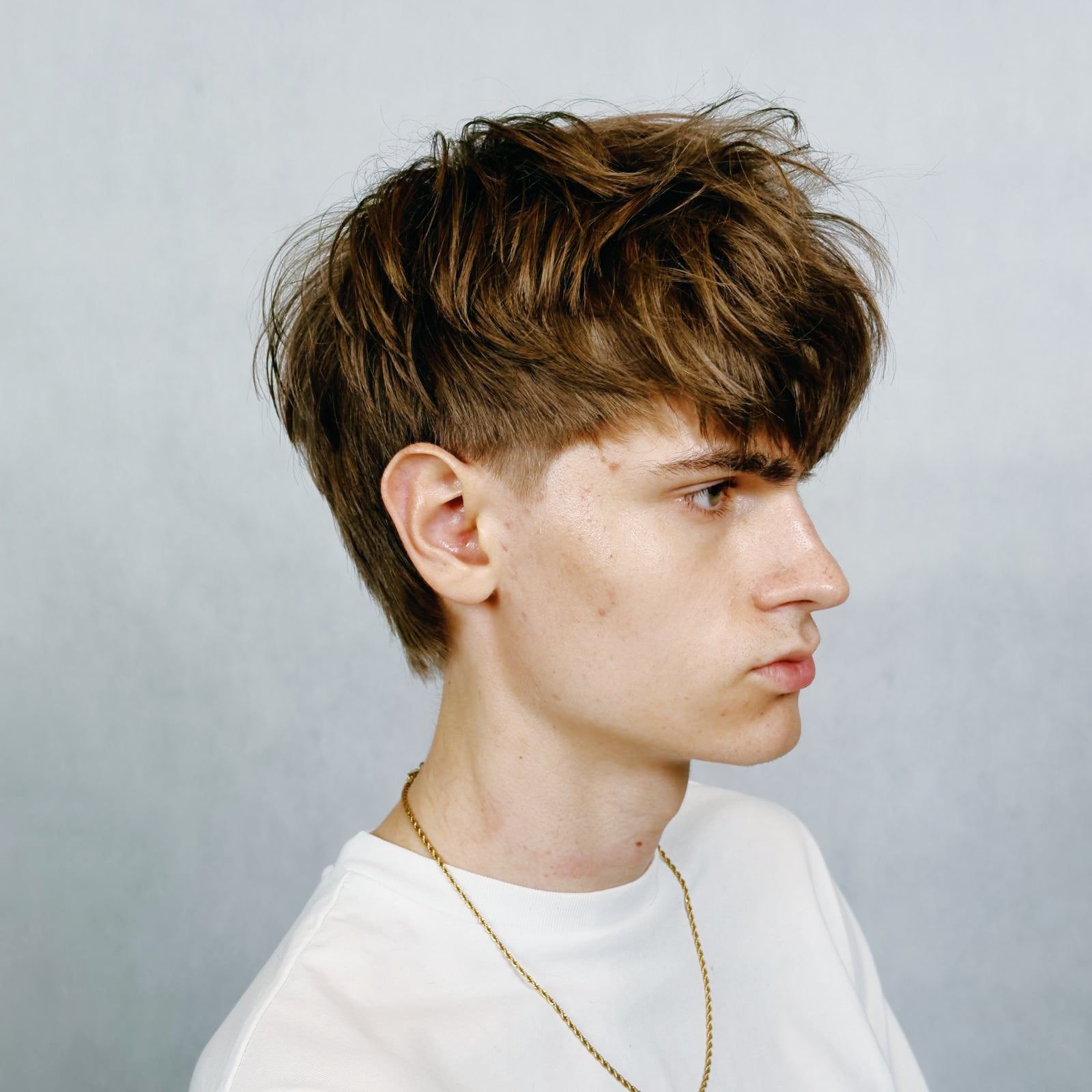 Textured Mullet with Graduation