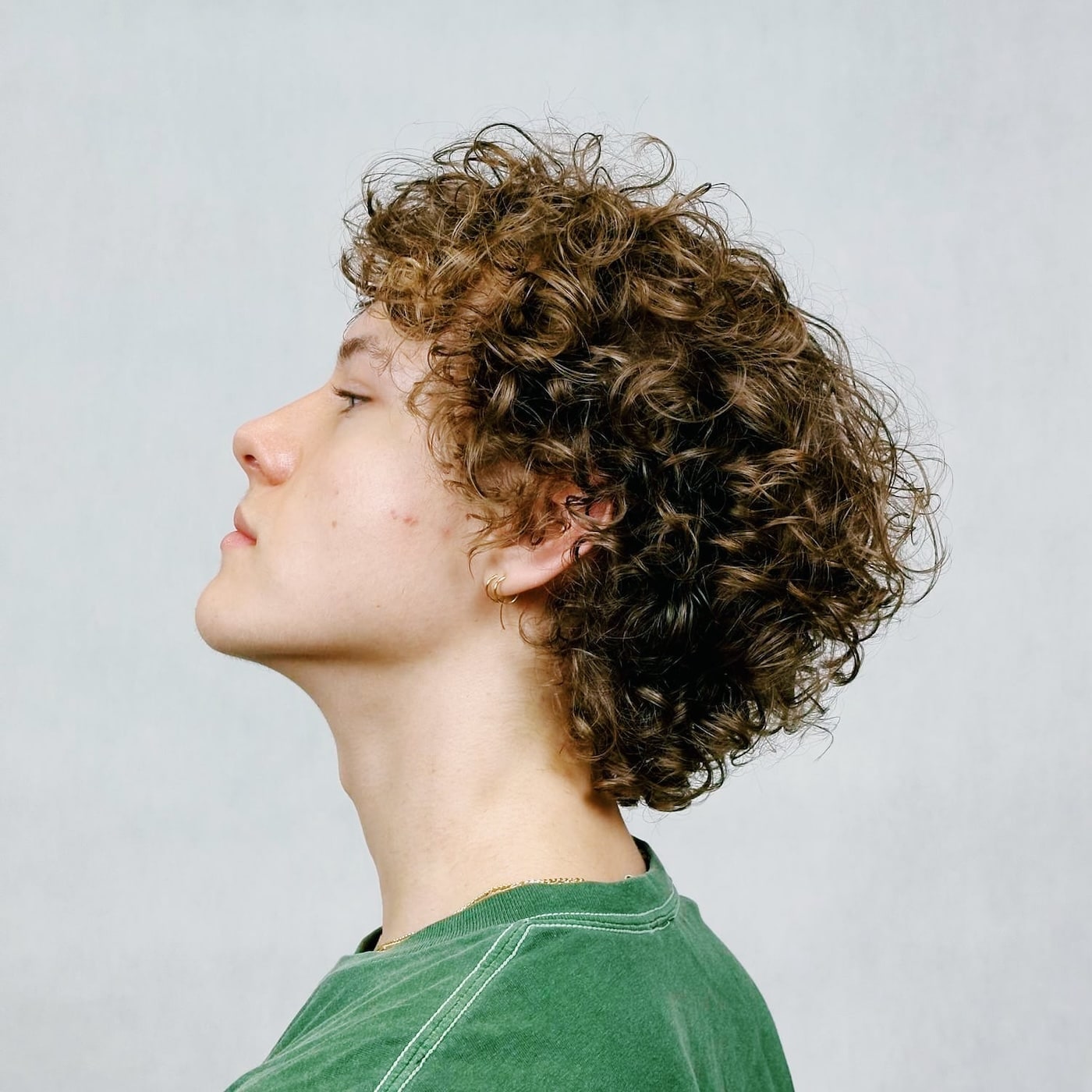 Square Curly Cut