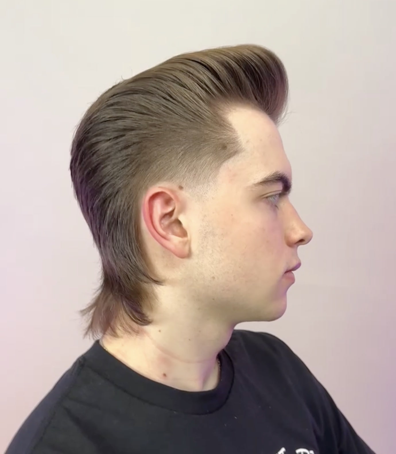 Mullet Side Part