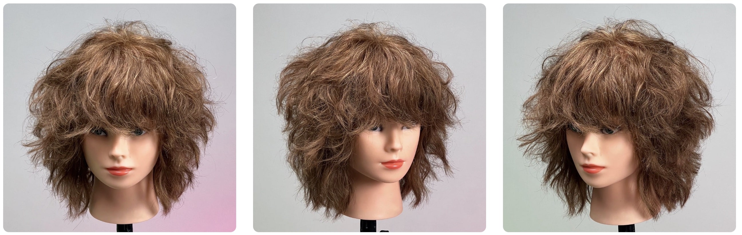 fryzura wolf cut