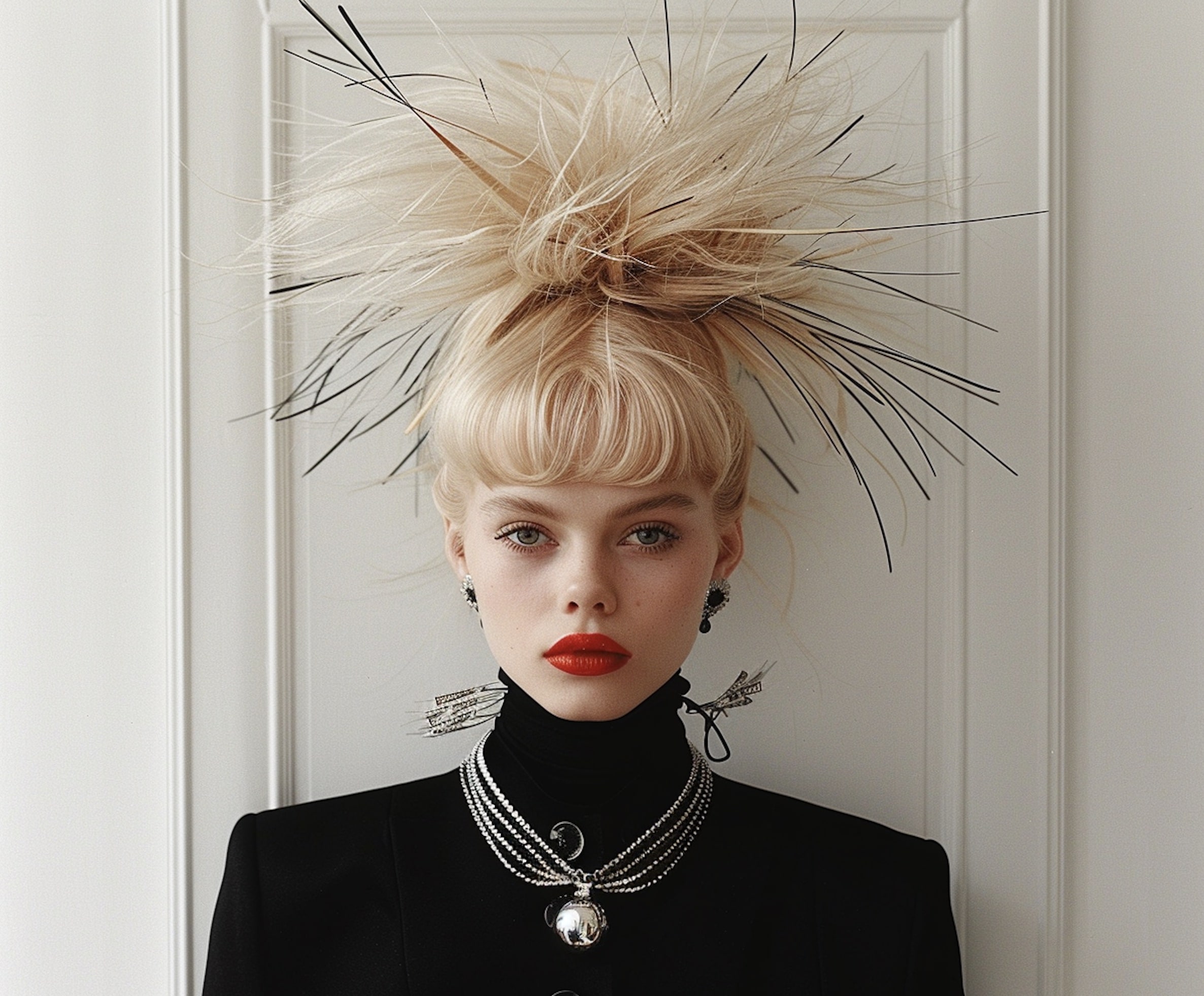 High-fashion style in a hairstylist's portfolio