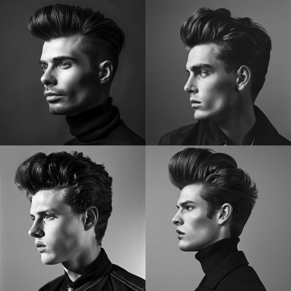 Pompadour created at Connected Hair