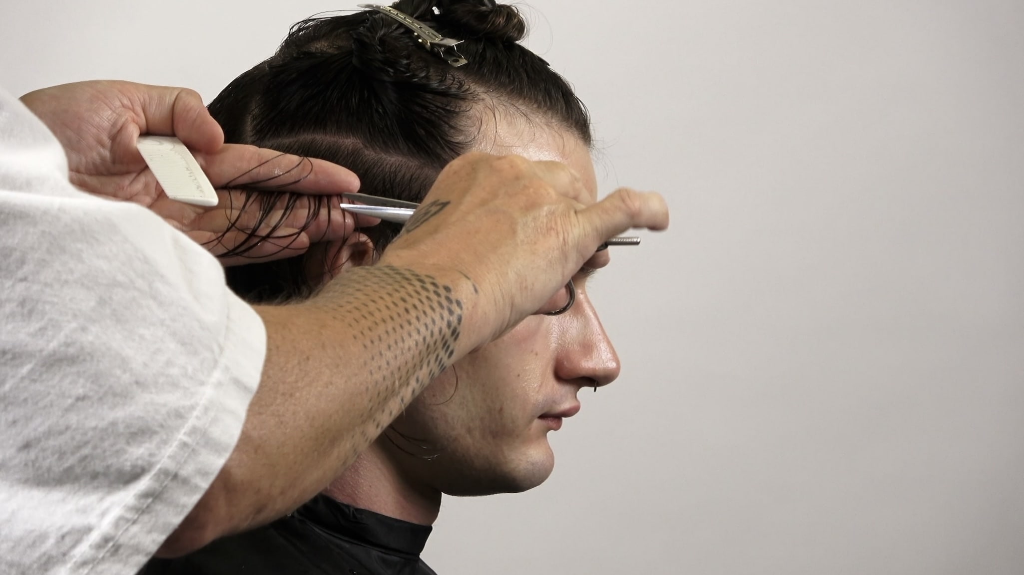 Shaggy Wolfcut - sectioning and comb work